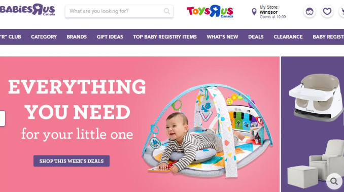 加拿大玩具海淘网站BabiesRus官网介绍
