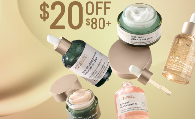 Biossance：会员专享！全场护肤满$80立减$20，满$75再赠2件好礼