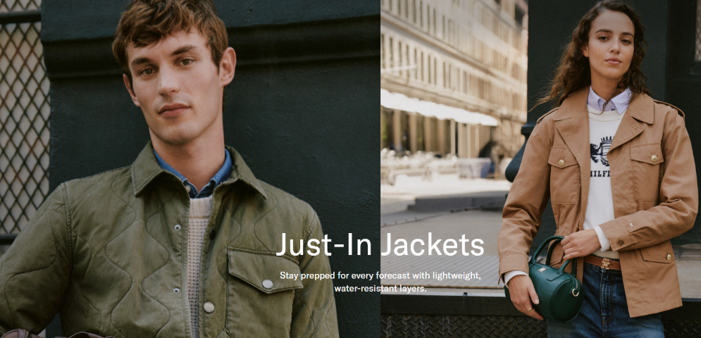 TOMMY HILFIGER：时尚热卖6折起！订单满$125享额外8折，徽标Polo衫$33.36